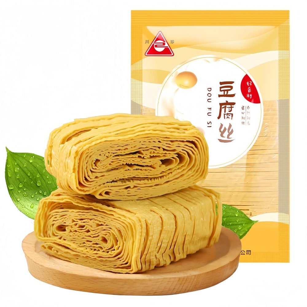 Handmade tofu shreds - traditional craftsmanship, rich bean flavor, suitable for both cold and hot stir-fry