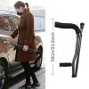 1 Pair of Adjustable Aluminum Crutches, F-Shape Folding Forearm Crutches with Ergonomic Grips and Armpit Foam, for Adults and Children with Heights 145-180cm view 3