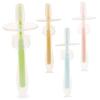 PACKOVE 16pcs Silicone Toothbrush for Boy Girl Boy Girl Suction Base Training Toothbrush for Months up Soft Bristles view 4