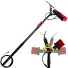 window cleaning equipment, solar panel cleaning kit window cleaning kit, extendable window cleaning pole, ing Brush,er Kit Water Hose Fed Pole and Solar Panels-36FT view 1