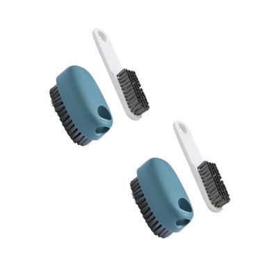 ifundom 4pcs Laundry Brush for Clothes Shoes Sneaker Portable Cleaning Washing Brush Comfortable Grip