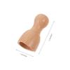 KOCKSHION Portable Wooden Facial Massage Tools and Face Cupping Tool for Daily Use, Improve Circulation with Khaki Wood Material, for Face and Scalp Massage the Go view 2