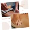 KOCKSHION Portable Wooden Facial Massage Tools and Face Cupping Tool for Daily Use, Improve Circulation with Khaki Wood Material, for Face and Scalp Massage the Go view 3