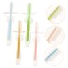 PACKOVE 8pcs Silicone Toothbrushes Oral Cleaning Toothbrushes Toddlers Suction Base Brush Teeth for Year Old view 3