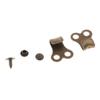 10 Sets Boot Lace Hooks Lace Fittings with Rivets for Hiking Camping Bronze view 4