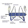 Toileting Sling Patient Lifter, Patient Lift Slings Medical, Walking Training Lift Sling, Patient Lift Slings Walking Standing Aids Full Body Transfer Belt Strap, Crane Not Included view 2
