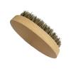Beard Grooming Brush, Oval Wood Handle For Facial Hair, Boar Bristle Brush Men Beard & Mustache Brush Soften Your For Faci view 4