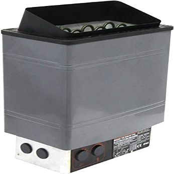 Electric Sauna Heater, 3-9KW Dry Steam Bath Stove with Internal Controller for Home, Hotel, Spa, and Shower Use