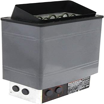 Electric Sauna Heater, 3-9KW Dry Steam Bath Stove with Internal Controller for Home, Hotel, Spa, and Shower Use