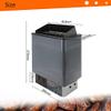 Electric Sauna Heater, 3-9KW Dry Steam Bath Stove with Internal Controller for Home, Hotel, Spa, and Shower Use view 3