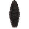 30 Wavy Claw Clip Ponytail Extension for Women, Curly Brown-Black Hairpiece, Easy to Wear and Secure view 1