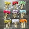 10Pieces Sophisticated Bowknot Cupcake Insert Decorations For Romance Themed Birthdays And Bridal Showers view 4
