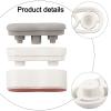 4Pcs Toilet Seat Risers with Adjustable Height for Enhanced Comfort and Accessibility view 4