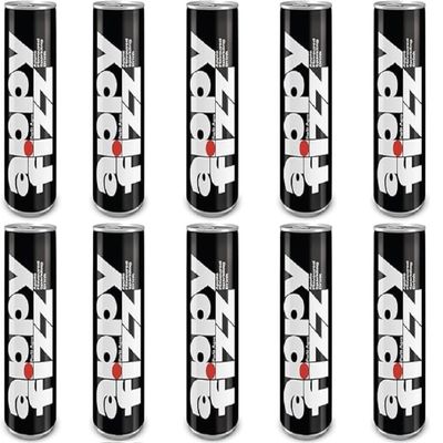 Appy Fizz Drink 250ml Can | Refreshing Apple Juice with a Sparkling Twist | 100% Natural Flavors | Ideal for All Occasions (Pack of 10)