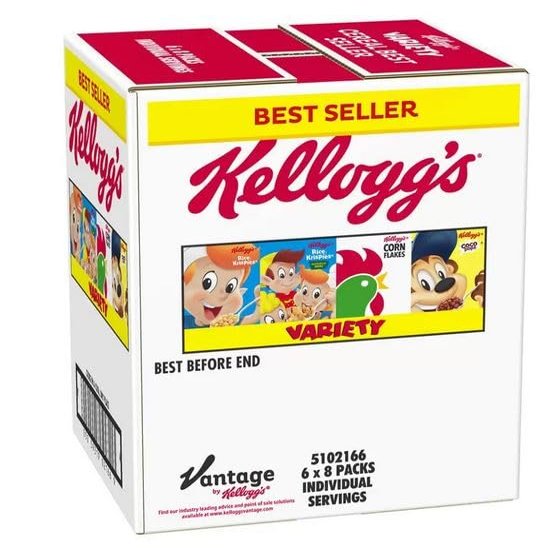 Kellogg's Variety Pack 6 x 8 Packs Individual Servings