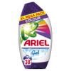 Ariel Washing Liquid Laundry Detergent Gel, 38 Washes, Colour, Brrrilliant Stain Removal Even in 15C Or 15min view 1
