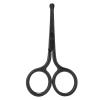 Precision Nose Hair Scissors with Rounded Tip for Safe Trimming Nose Beard Facial Hair Stainless Steel Eyebrow Scissors with Comfortable Grip view 1