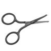 Precision Nose Hair Scissors with Rounded Tip for Safe Trimming Nose Beard Facial Hair Stainless Steel Eyebrow Scissors with Comfortable Grip view 4