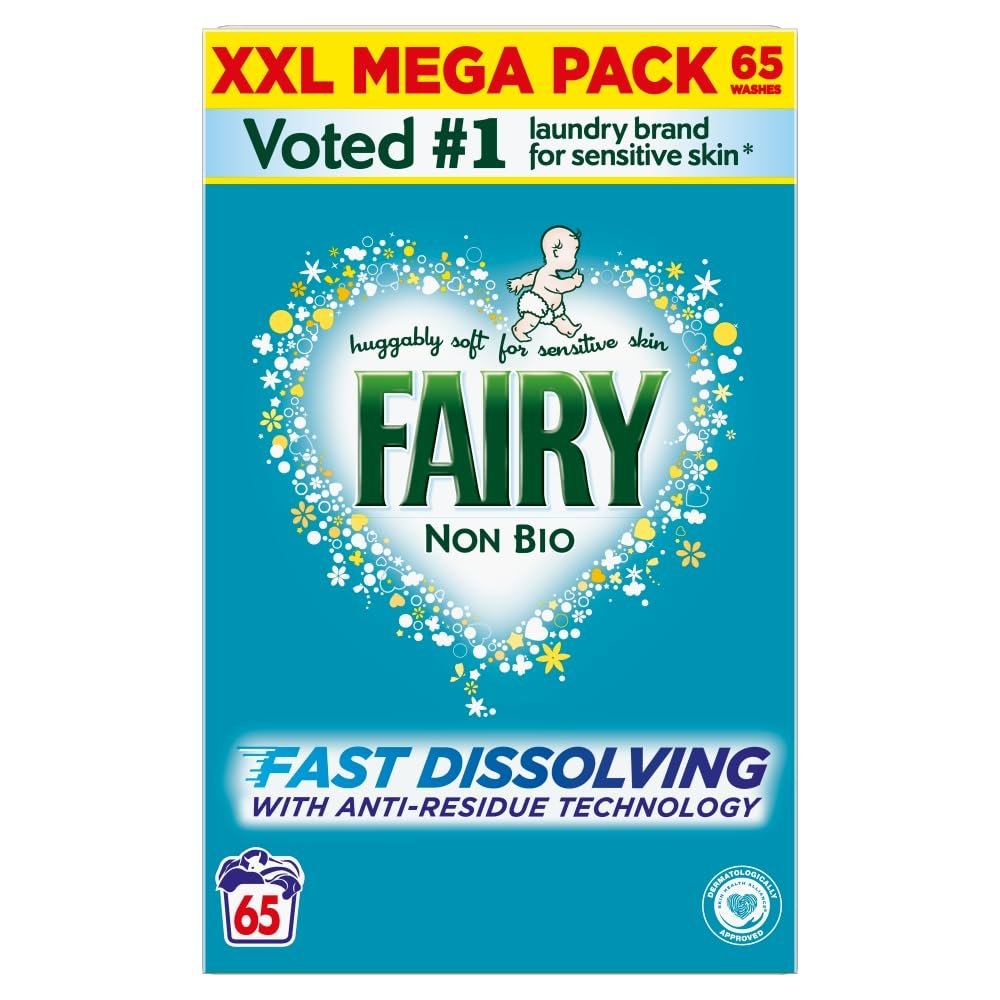 Fairy Non Bio for Sensitive Skin Laundry Powder 3.575kg
