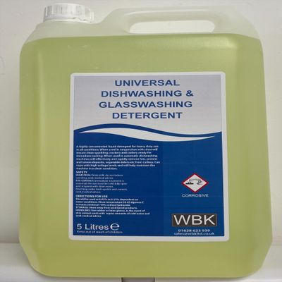 Dishwashing and Glass Washing Liquid Detergent, 5 Litre
