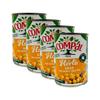 Compal Chick Peas in Tin 410G Grao De Bico Lata Boiled Chick Peas Tin Product Ready to Eat Product of Portugal Pack of 4 view 1