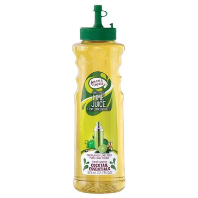 Master of Mixes Cocktail Essentials | Sweetened Lime Juice | 375ml | Home Bar, Cocktail Ingredient, From Concentrate,