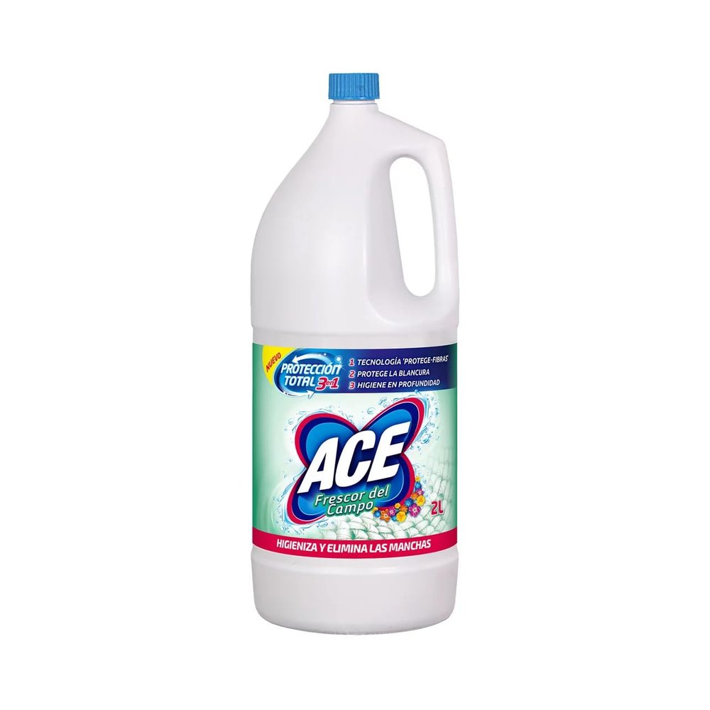 Perfumed Bleach with Total Protection 3 in 1 Freshness of the Fields 2 Litre Pack of 2