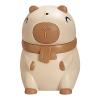 Automatic Toothpick Dispenser,Floss Stick Dispenser - Decorative Automatic Smart Organizer Bucket Jar Capybara Design for Kitchen, Bathroom, Restaurant view 1