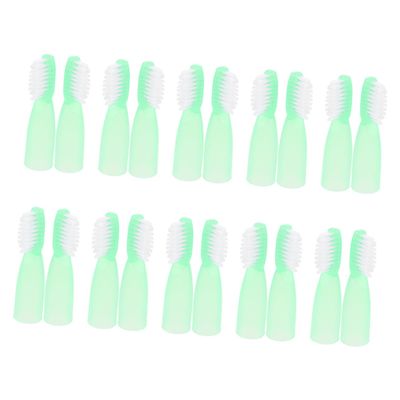ASAKKURA 20pcs Self- Toothbrush Soft Mini Portable Toothbrush for Prison Use Oral Cleaning Brush
