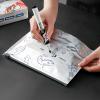 10Pcs/Bag Large Capacity Aluminum Foil Food Bag Leakproof Freezer Safe Kitchen Fresh Bag Fresh-keeping Reusable Zip Lock Bag view 2