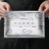10Pcs/Bag Large Capacity Aluminum Foil Food Bag Leakproof Freezer Safe Kitchen Fresh Bag Fresh-keeping Reusable Zip Lock Bag view 3