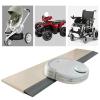 Indoor Threshold Ramp, Non-Slip Rubber Wheelchair Ramps, Bendable Sweeping Robot Portable Curb Ramp for Bathroom Kitchen Balcony (grey, 60x6x2cm(23.6x2.4x0.8in)) view 3