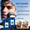 2-in-1 Shaving Cream Stick, Beard Grooming Cream, Facial Hair Remover, Quick Application, Skin-Friendly Formula, 40g, For Facial Care Routines view 3