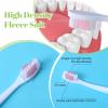 2Pcs Travel Toothbrush Set, Folding Toothbrush Travel, Soft Portable Toothbrushes for Travels Camping Hiking (Pink and Purple) view 4