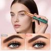 Alaoo Eyebrow Trimmer for Women, Rechargeable Portable Eyebrow Shaper Painless Electric Facial Hair Remover Shaver for Brows Face Cheek Lips Fuzz, Rose Gold view 4