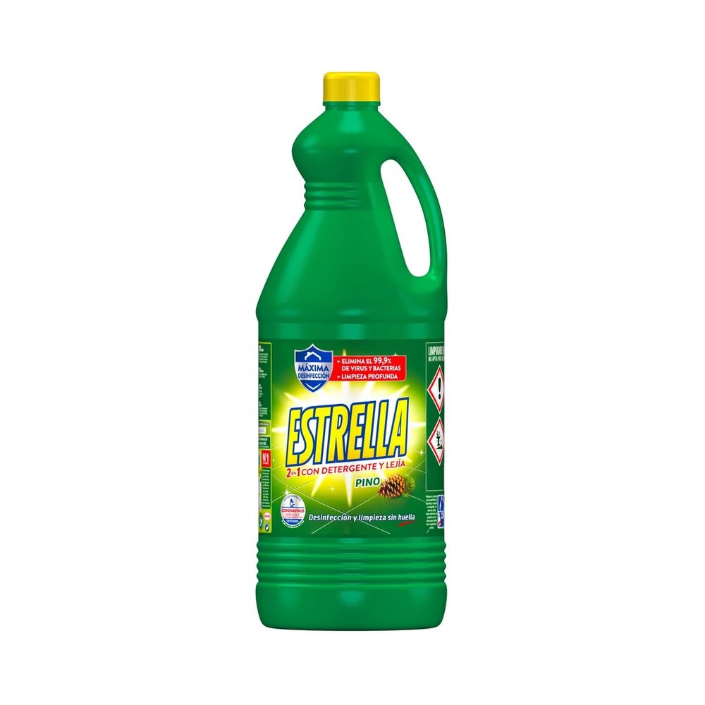 Pine Scented Bleach Detergent Bottle 2.78L Pack of 2