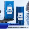 Mens Shaving Cream, 40g Hydrating Shavings Cream,2.95x1.38 Inches 2 in 1 Compact Smooth Shave Balm Stick, Reusable Material for Beard, Grooming, and Facial Hair Removal view 3
