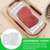 Fish and Poultry Pad Meat Absorbent Sheet, Kitchen Dri Pad | Hygienic Soaker Pads, Food Grade Absorbent Paper Sheets, Leakproof Packaging Material for Kitchen, Butcher Shops, Counter, Freezers view 4