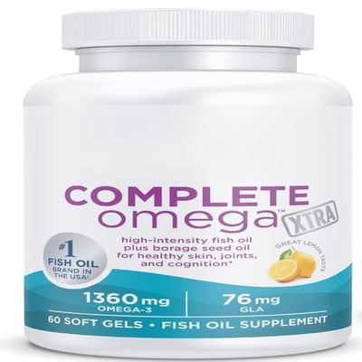 NordicUltimate Omega CompleteOmega Xtra1360mg, Great Lemon Taste, 60 Softgels