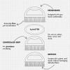 byMATTER Ergonomic Laundry Brush Suitable For Clothes, Upholstery, Shoes, Fabric Cleaning, Helps Stain Removal, Stiff Bristle Brush view 4