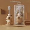 Ymxygz 2 Pcs Cute Capybara Toothbrush, Kids Toothbrush, Super Soft Bristles for Gentle Cleaning, Toddler Toothbrush for Children Aged 0-5 Years view 2