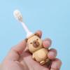 Ymxygz 2 Pcs Cute Capybara Toothbrush, Kids Toothbrush, Super Soft Bristles for Gentle Cleaning, Toddler Toothbrush for Children Aged 0-5 Years view 4