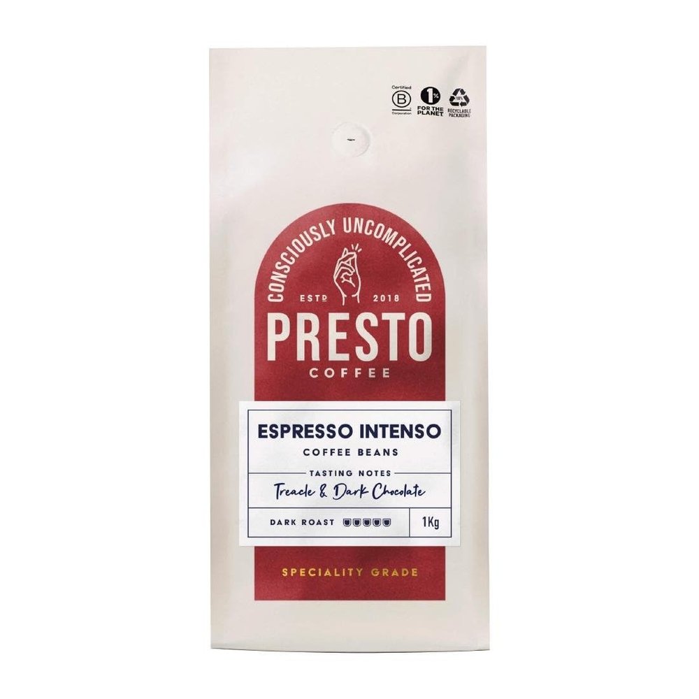 Presto Coffee Espresso Intenso Coffee Beans - 1kg