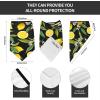 DEXNEL Yellow Lemon Face Mask Summer Cover Protection Balaclava Men Women for Beach Activities view 4