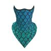 DEXNEL blue fish scale Face Mask Summer Cover Protection Balaclava Men Women for Beach Activities view 2