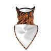 DEXNEL Tiger Stripes Orange Pattern Face Mask Summer Cover Protection Balaclava Men Women for Beach Activities view 3