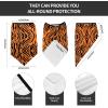 DEXNEL Tiger Stripes Orange Pattern Face Mask Summer Cover Protection Balaclava Men Women for Beach Activities view 4