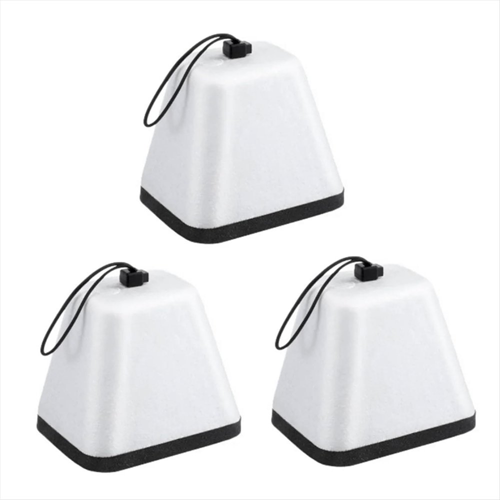 3 Pack Foam Outdoor Faucet Covers Easy Installation Spigot Valves Covers Polystyrene Texture for Cold Weather Protections