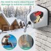 3 Pack Foam Outdoor Faucet Covers Easy Installation Spigot Valves Covers Polystyrene Texture for Cold Weather Protections view 2