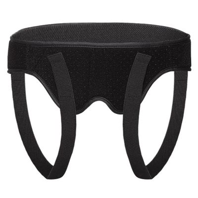 DJJYCTNM Hernia Belt, Adjustable Hernia Support Truss for Single/Double Inguinal, Groin Straps with 2 Removable Compression Pads, Pain Relief(M)